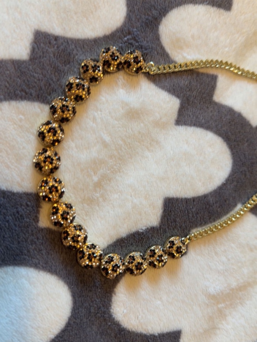 Hilberg and berk leopard necklace